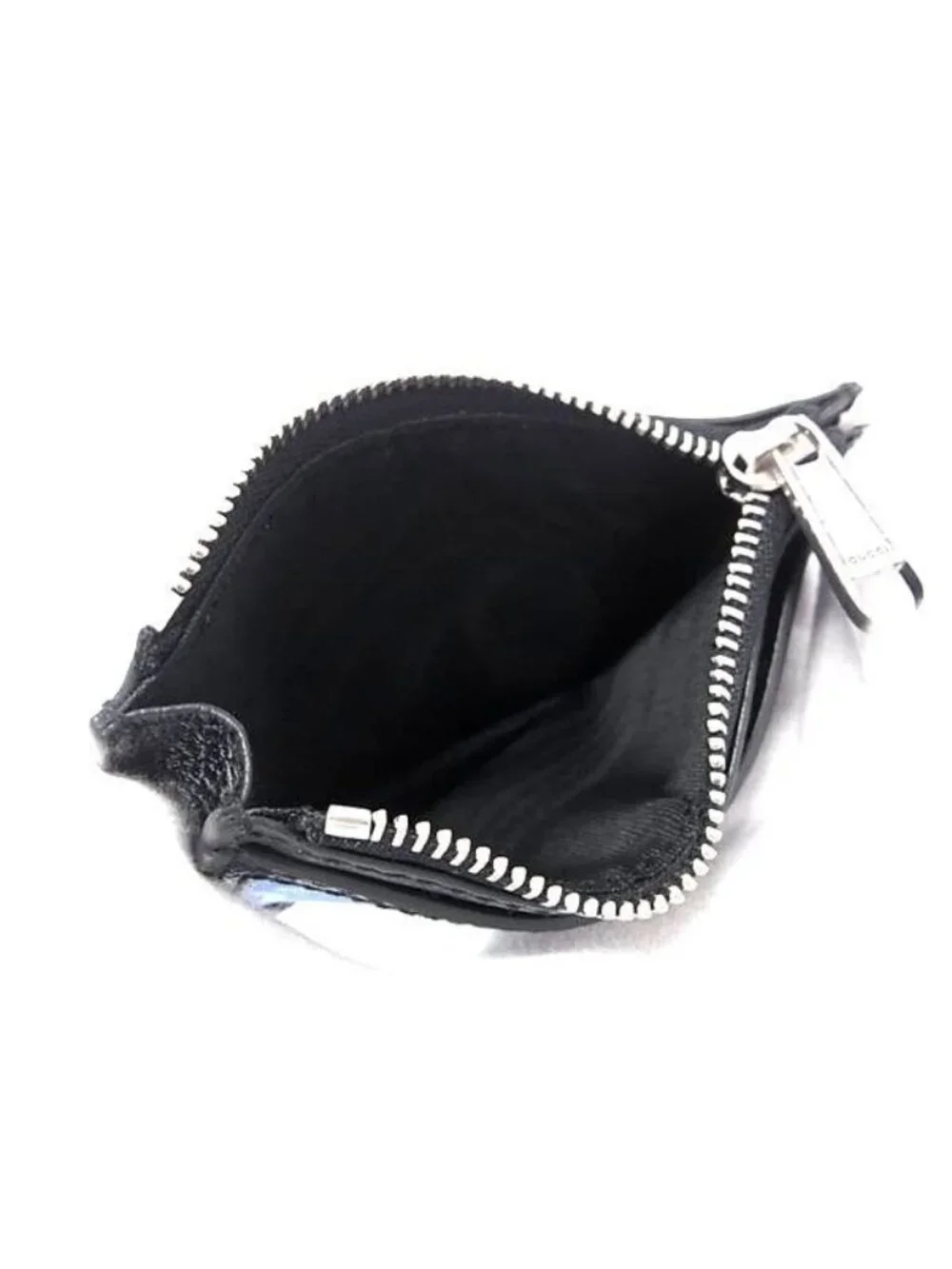 Gucci Off the Grid Nylon Leather Coin Purse Blue Black - Picture 3 of 4